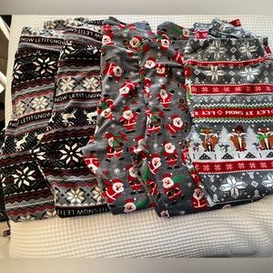 Set of 5 Fleece Leggings